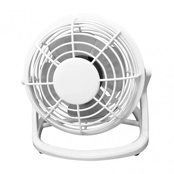 Mini Ventilador de Mesa Blanco 2.5W Policarbonato