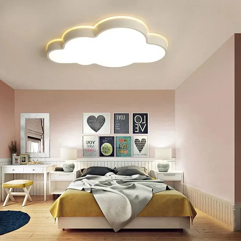 Lampara juveniles diseño creativo en forma de nube para techo