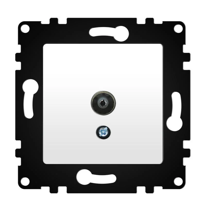 Módulo Empotrable Toma Intermedia TV Blanco IP20 Serie wLux