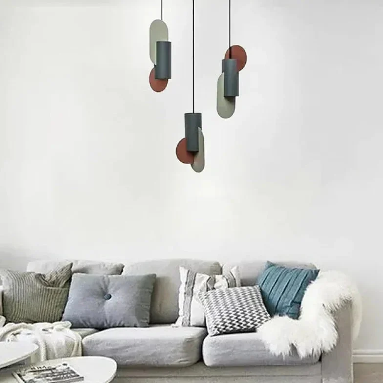Lámparas de techo modernas colgantes estilo creativo macarrón