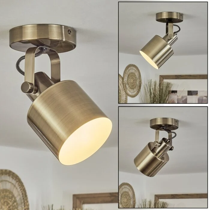 Neves Lámpara de Techo Latón, 1 luz