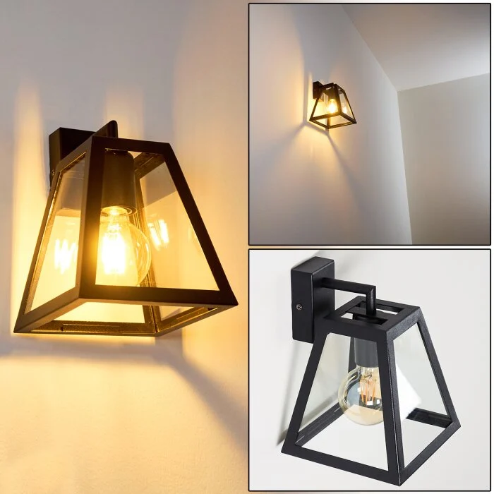 Nittorp Aplique Negro, 1 luz