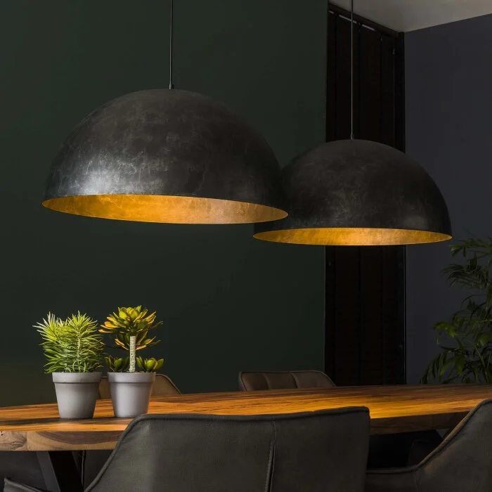 Nottoria Lámpara Colgante Negro, 2 luces