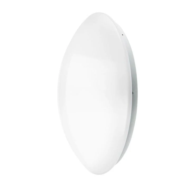 Noxion Plafón LED Techo/Pared Corido Blanco 18W 1386lm - 830 Luz Cálida | 360mm - IP44 - Luz de emergencia 1 horas