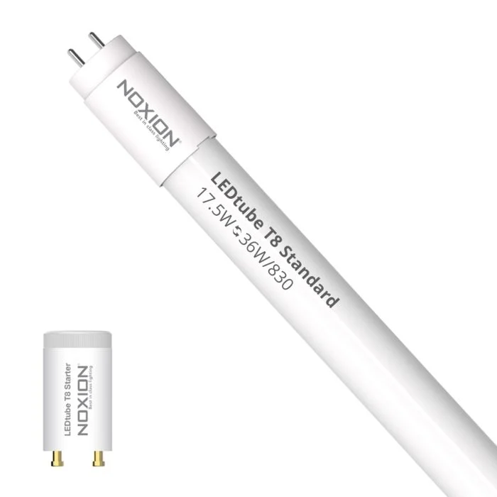 Noxion Tubo LED T8 Avant (EM/Mains) Standard Output 17.5W 1800lm - 830 Luz Cálida | 120cm - Reemplazo 36W
