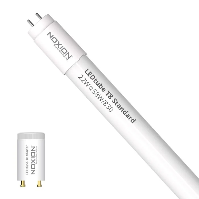 Noxion Tubo LED T8 Avant (EM/Mains) Standard Output 22W 2300lm - 830 Luz Cálida | 150cm - Reemplazo 58W