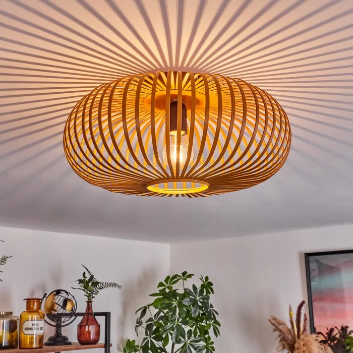 Oravi Lámpara de Techo Ocre, 1 luz