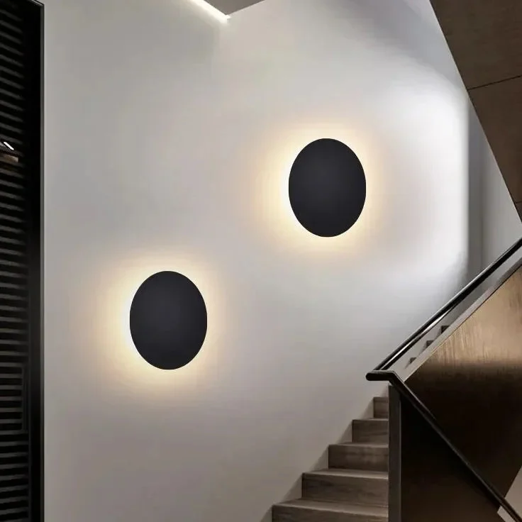 Aplique LED Redondo de Pared para Escalera