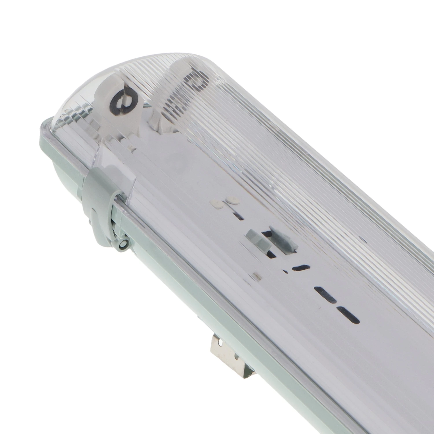 Pantalla Estanca para dos tubos LED 1200 mm (Conexión 1 Lateral)