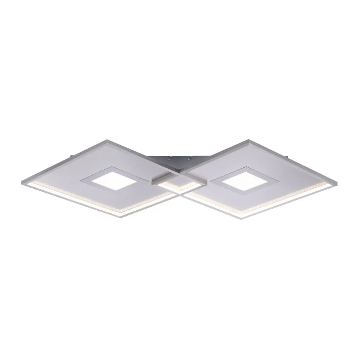 Paul Neuhaus AMARA Lámpara de Techo LED Níquel-mate, 1 luz, Mando a distancia