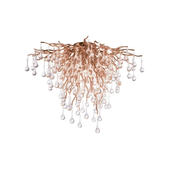 Paul Neuhaus ICICLE Lámpara de Techo Latón antiguo, 9 luces