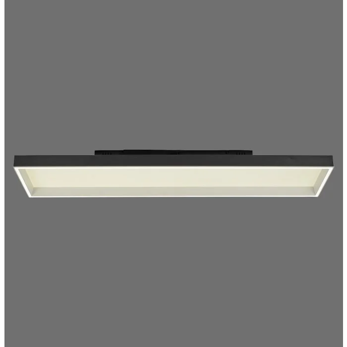 Paul Neuhaus Q-Serie Q-Magong Plafones LED Negro, 1 luz, Mando a distancia