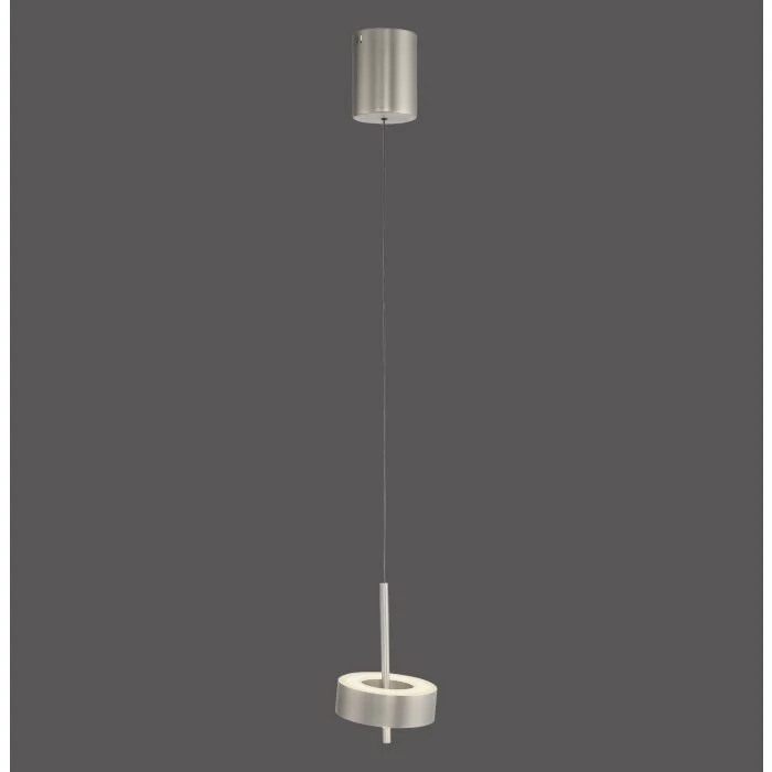 Paul Neuhaus Q-Serie Q-Rotate Lámparas colgantes LED Plata, 1 luz, Mando a distancia
