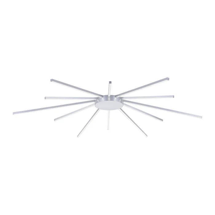 Paul Neuhaus Q-SUNSHINE Lámpara de Techo LED Aluminio, 12 luces, Mando a distancia