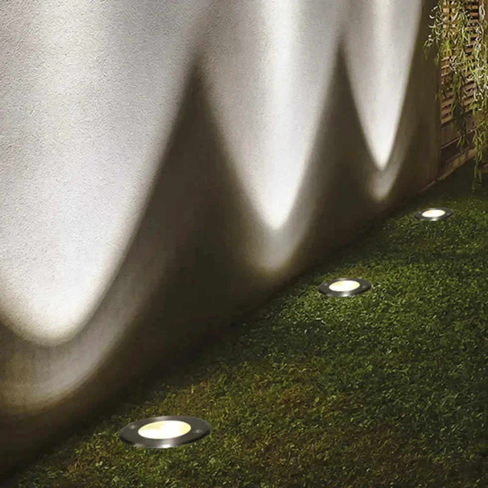 Focos de Jardin de Suelo LED IP65 Exterior Moderno Redondo