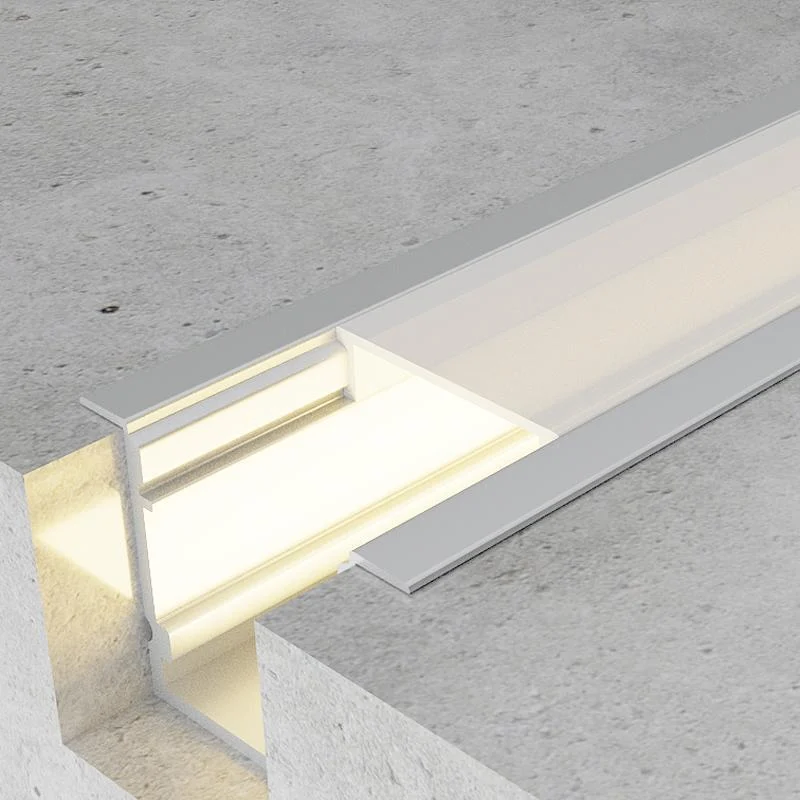 Perfil Aluminio para Empotrar con Alas Tramont 12/24V/220V 2 metros