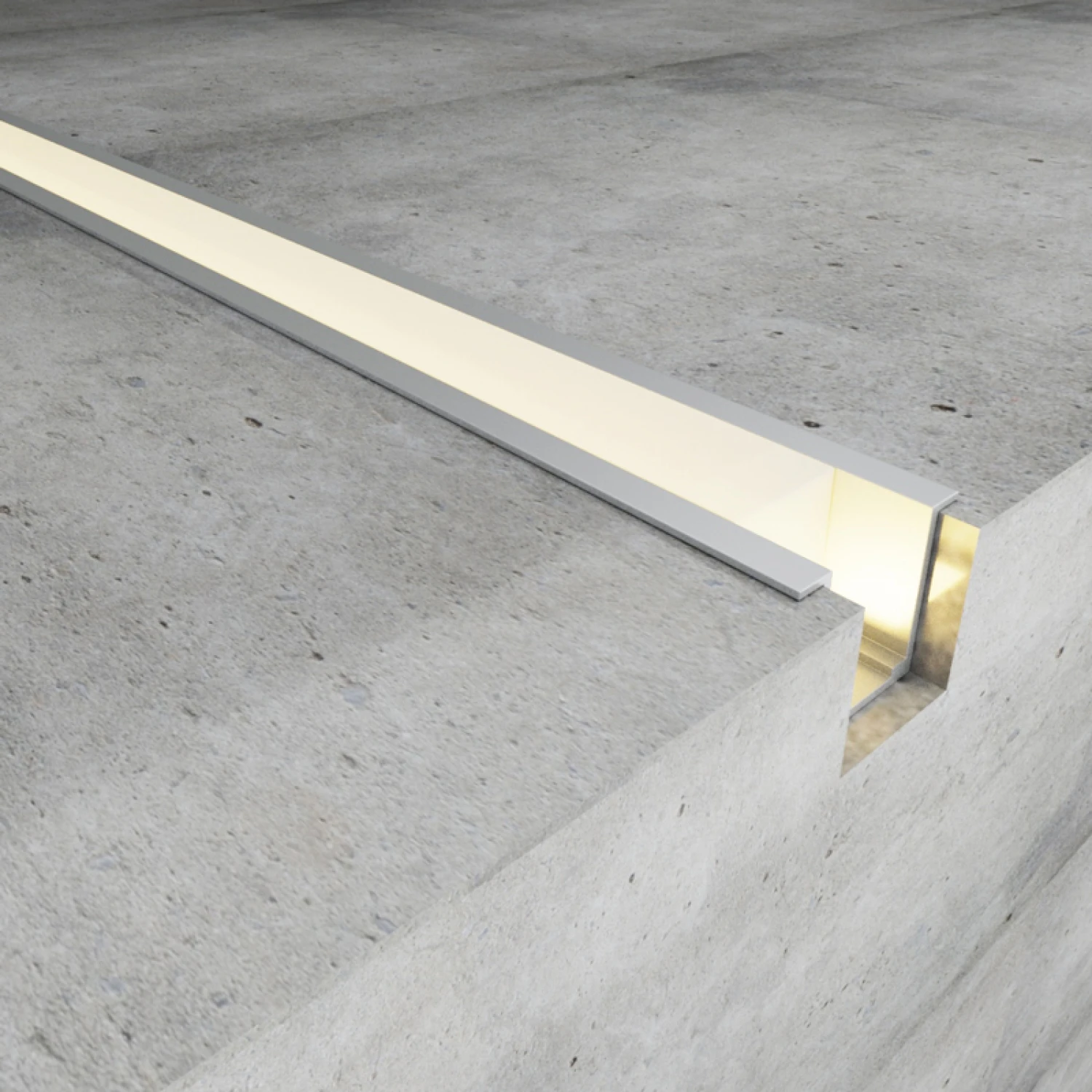Perfil de Aluminio con Alas 1 metro para Neón 24V/200V