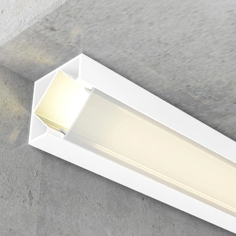 Perfil de Aluminio Kopep II Lacado Blanco para Esquina 12V/24V 2 Metros