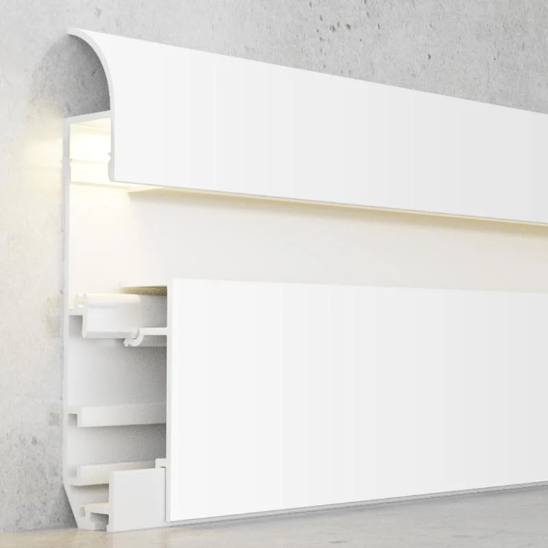 Perfil de Aluminio Muye Lacado Blanco 2 metros