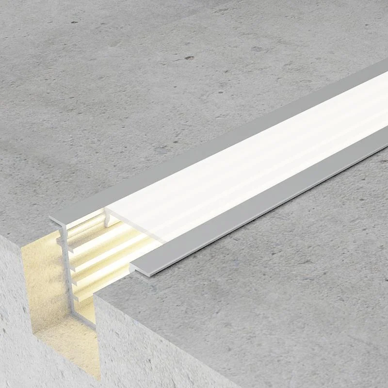 Perfil de Aluminio para Empotrar con alas Tued 12V/24V 2 metros