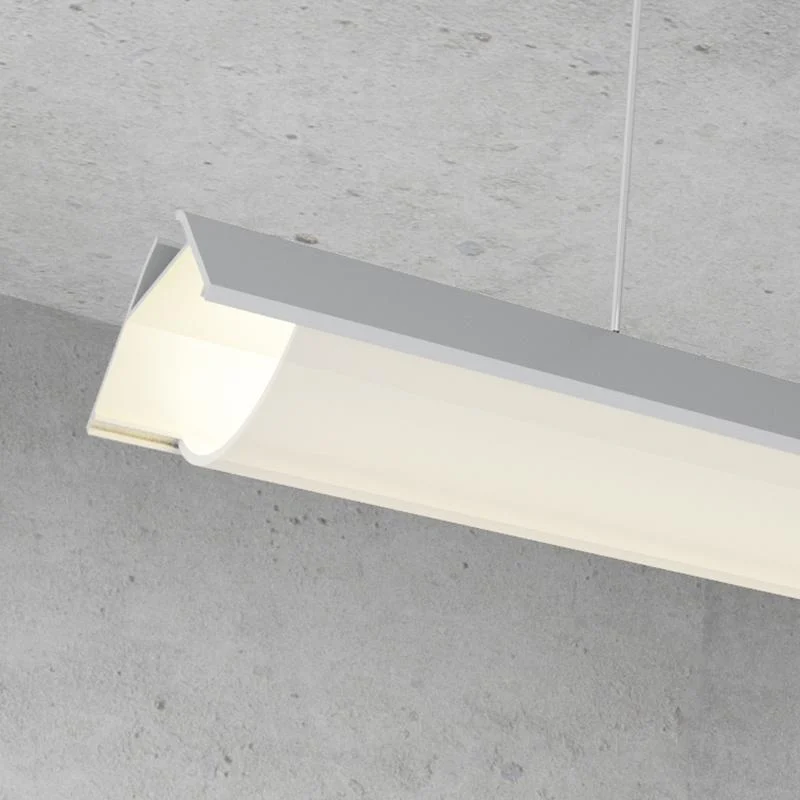Perfil de Aluminio Redondo Oehq 12V/24V/220V 2 metros – Opcional Colgante