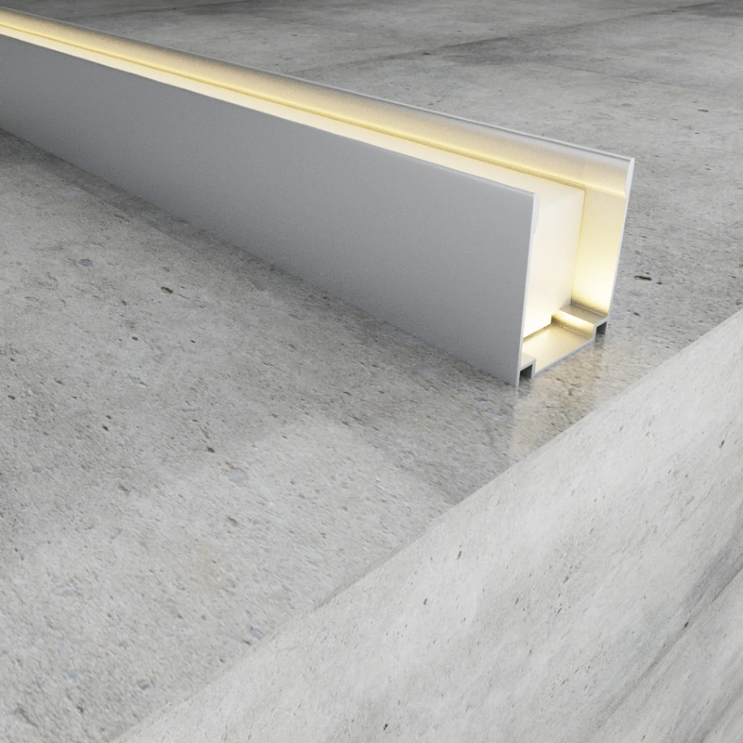 Perfil de Aluminio U para Neón III 24V/220V 2 Metros