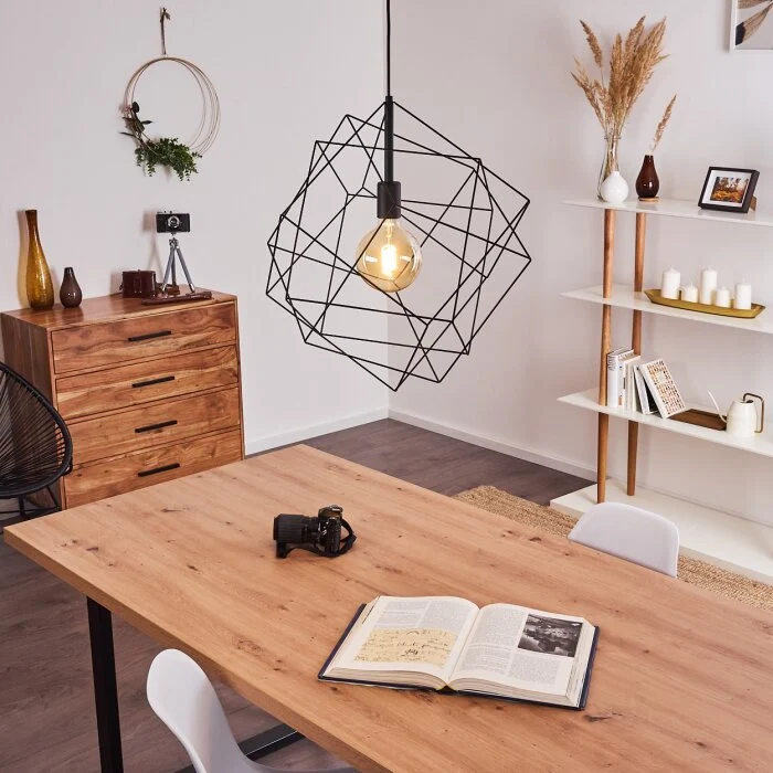 Pinguro Lámpara de Techo Negro, 1 luz