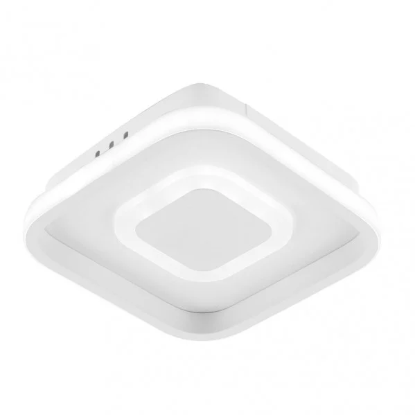 Plafón LED 24W Decorativo Blanco Metal / Acrílico Memoria de color incorporada