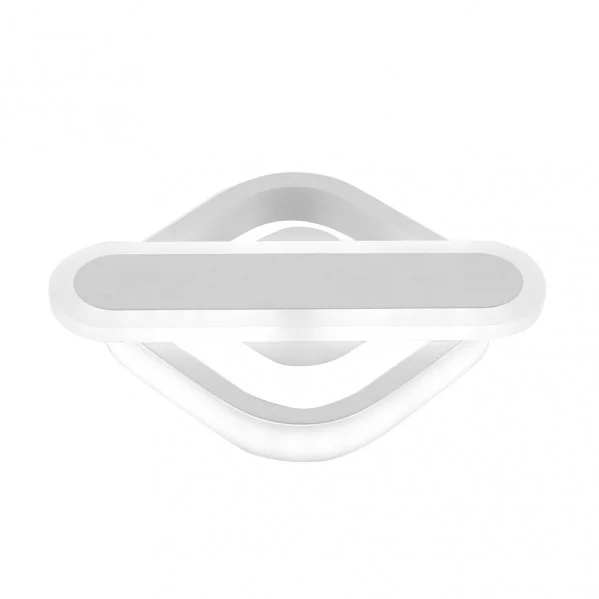 Plafón LED 28W Decorativo Blanco Metal / Acrílico Memoria de color incorporada