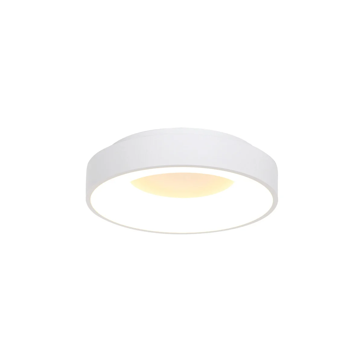 Plafón blanco LED redondo Steinhauer Ringlede
