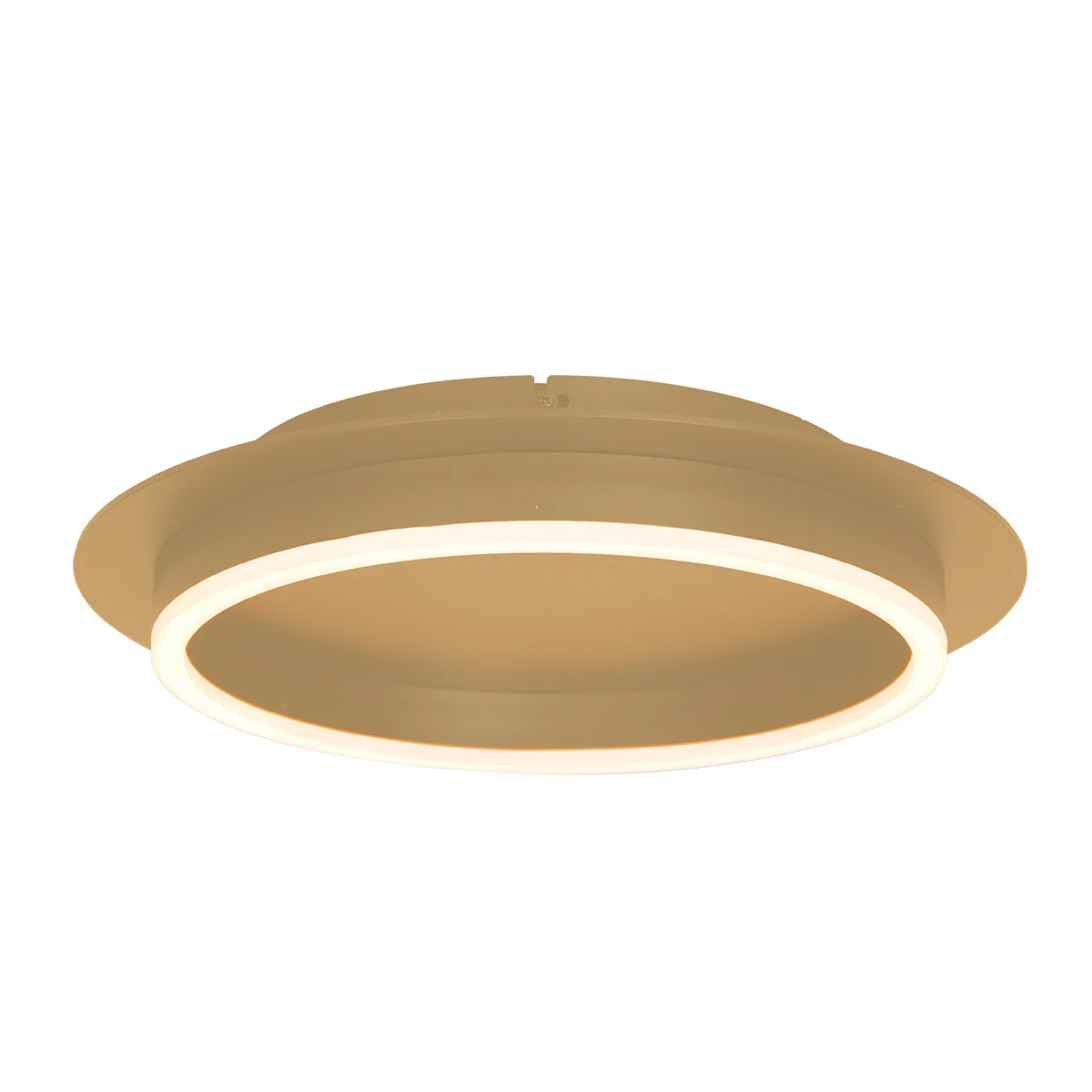 Plafón de techo redondo LED en dorado Steinhauer Ringlux dorado