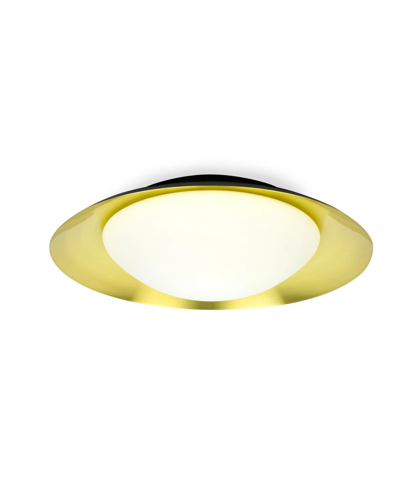 Plafón grande negro y oro 20W SIDE LED