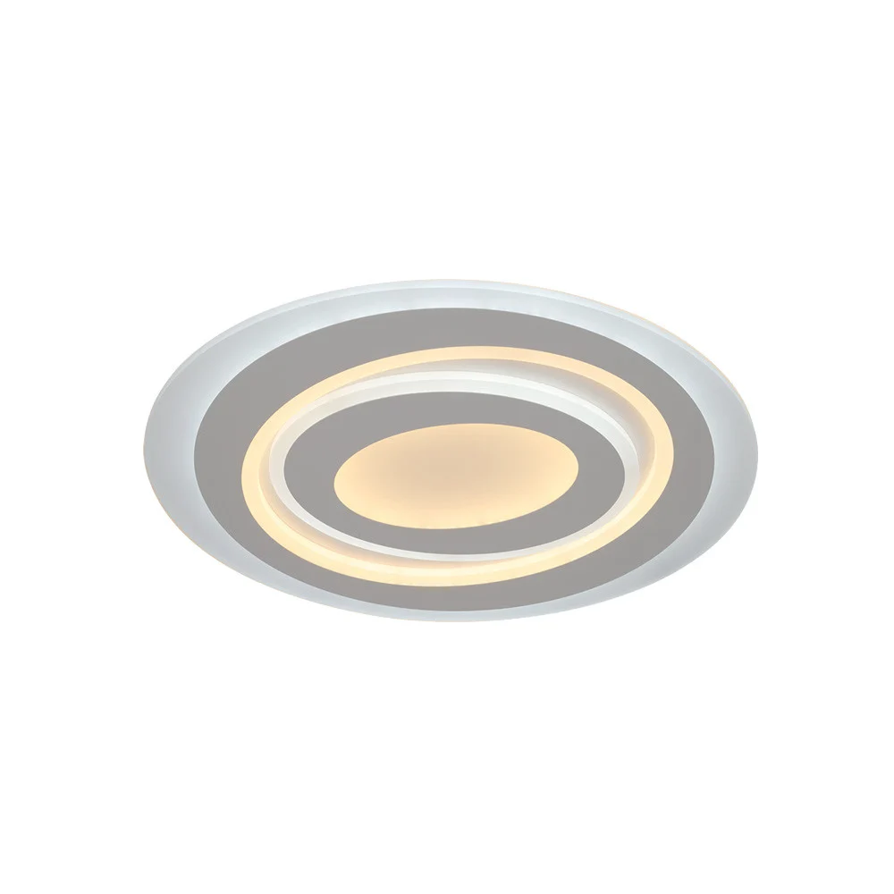 Plafón LED 104W Decorativo Blanco Metal / Policarbonato Memoria de color incorporada y Mando incluido