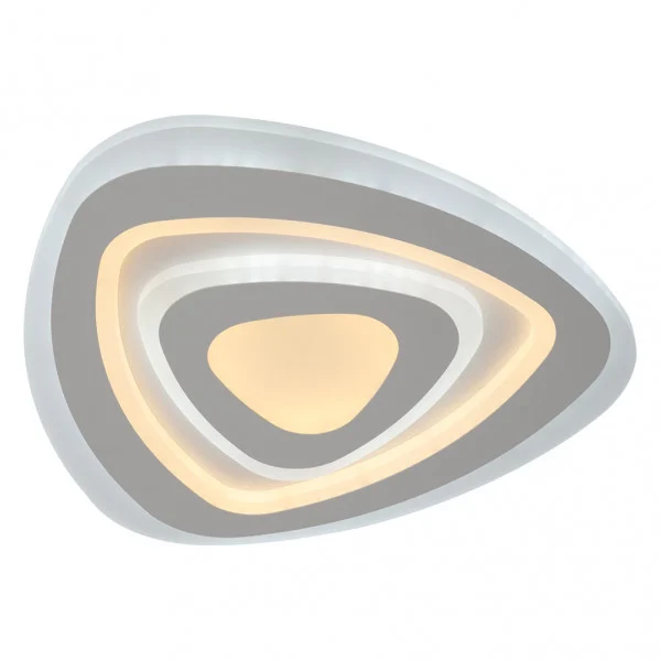 Plafón LED 96W Decorativo Blanco Metal / Policarbonato Memoria de color incorporada y Mando incluido