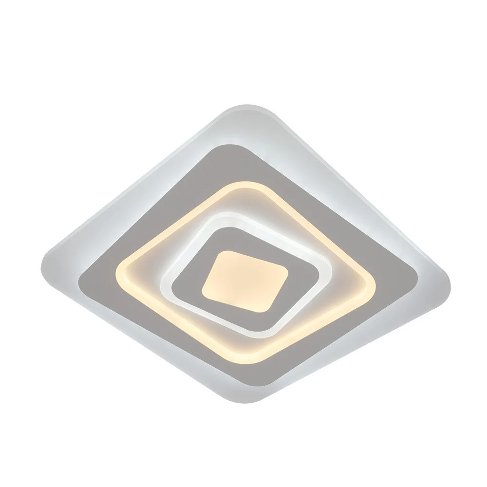 Plafón LED 150W Decorativo Blanco Metal / Policarbonato Memoria de color incorporada y Mando incluido