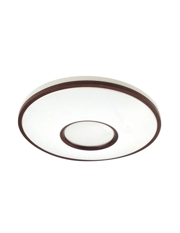 Plafón Led 49 cm 3000-4000-6400K Marco Marrón