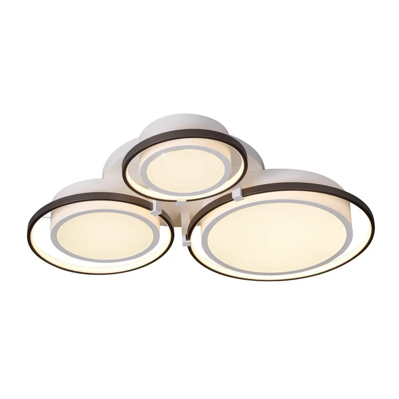 Plafón LED Circular Tres Decorativo de Techo 113W CCT + Mando