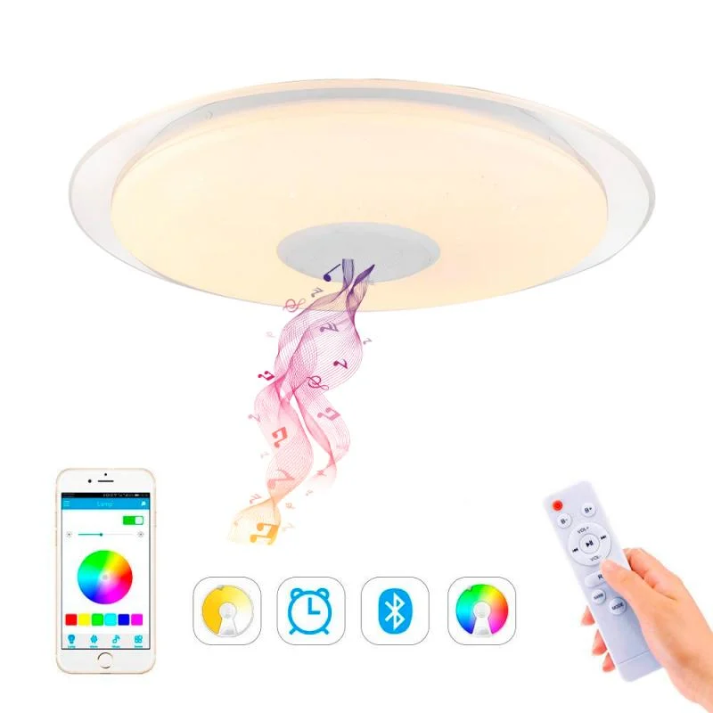 Plafón LED Magic Musical con Altavoz RGB 30W + App