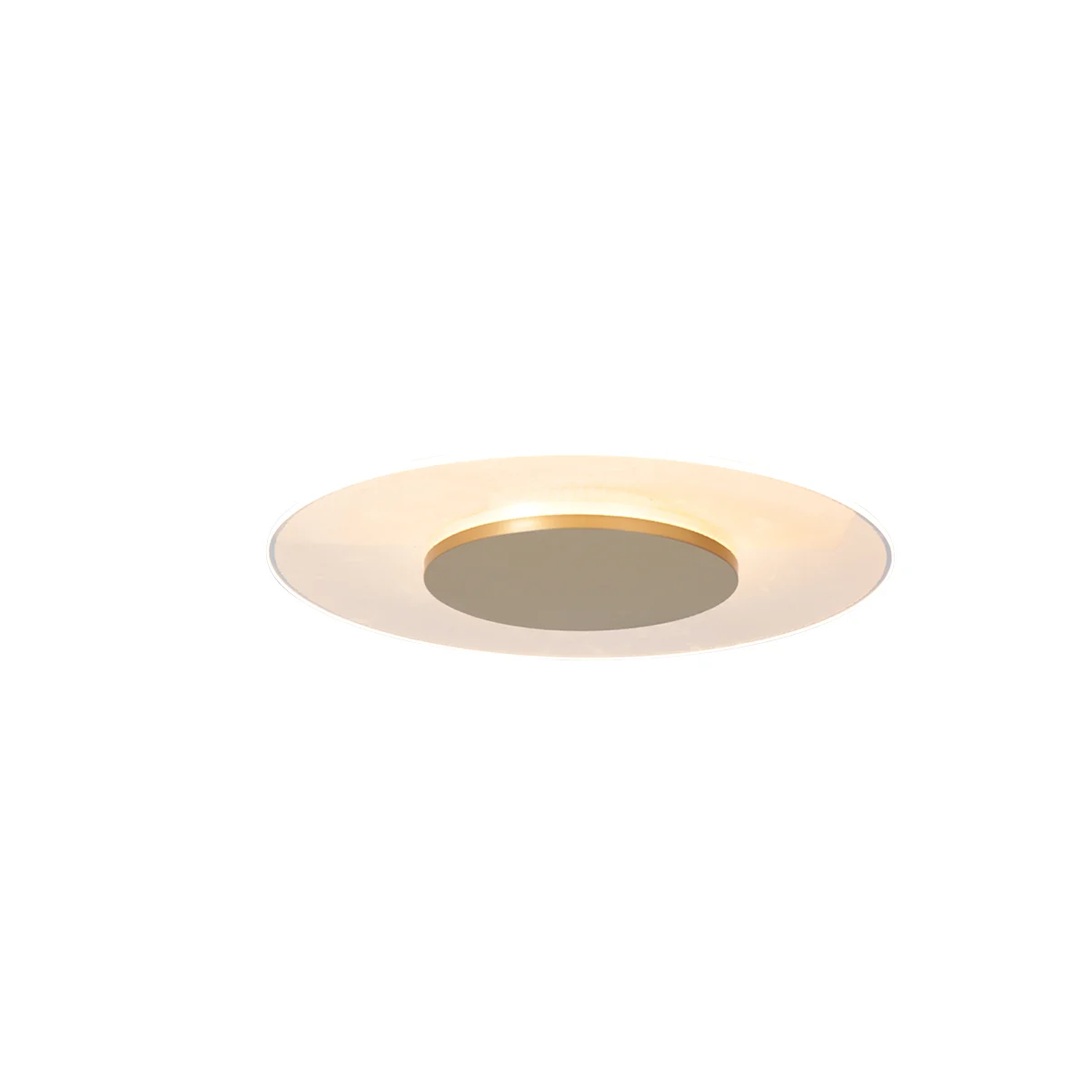 Plafón blanco con detalle dorado Steinhauer Lido