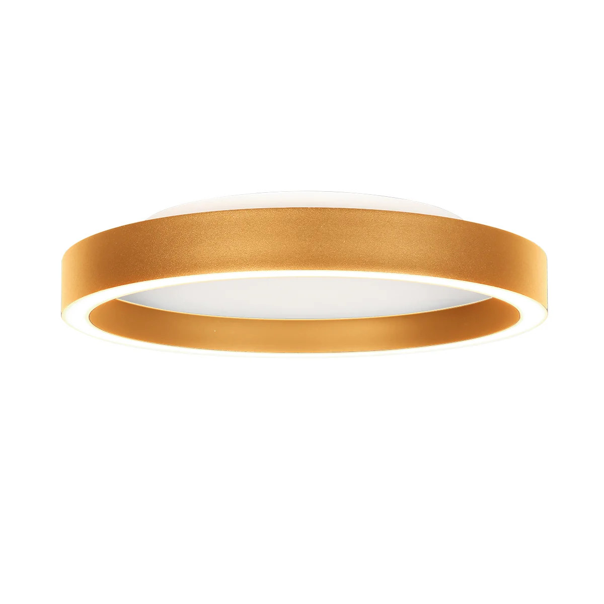 Plafón dorado con LED integrado Steinhauer Ringlux