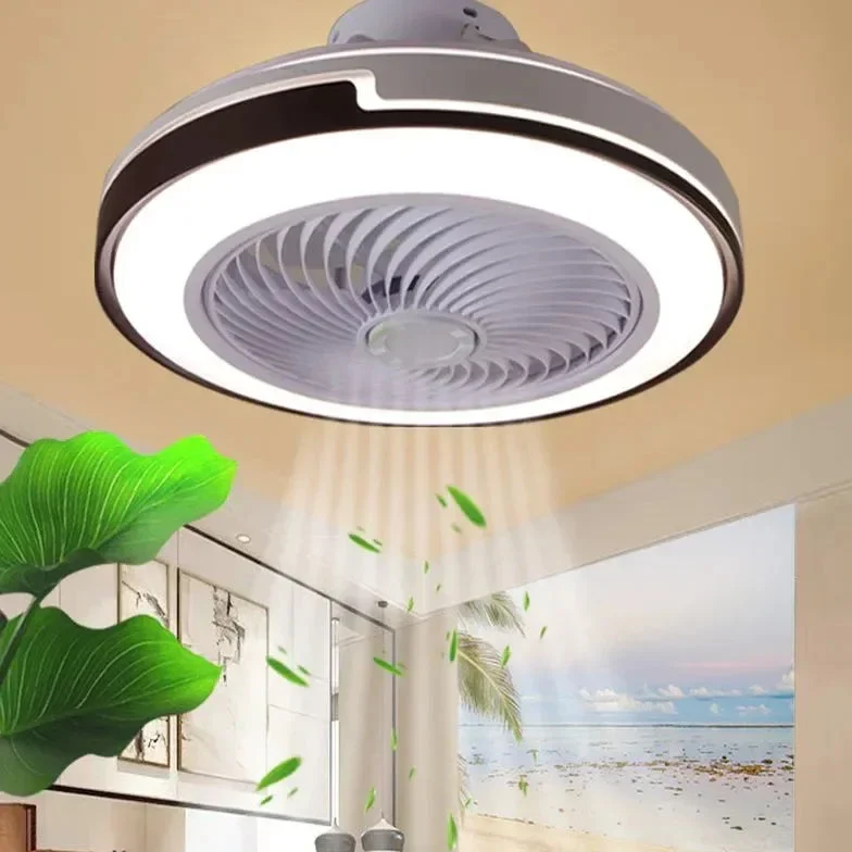 Ventilador de techo plafon led estilo nórdico minimalista