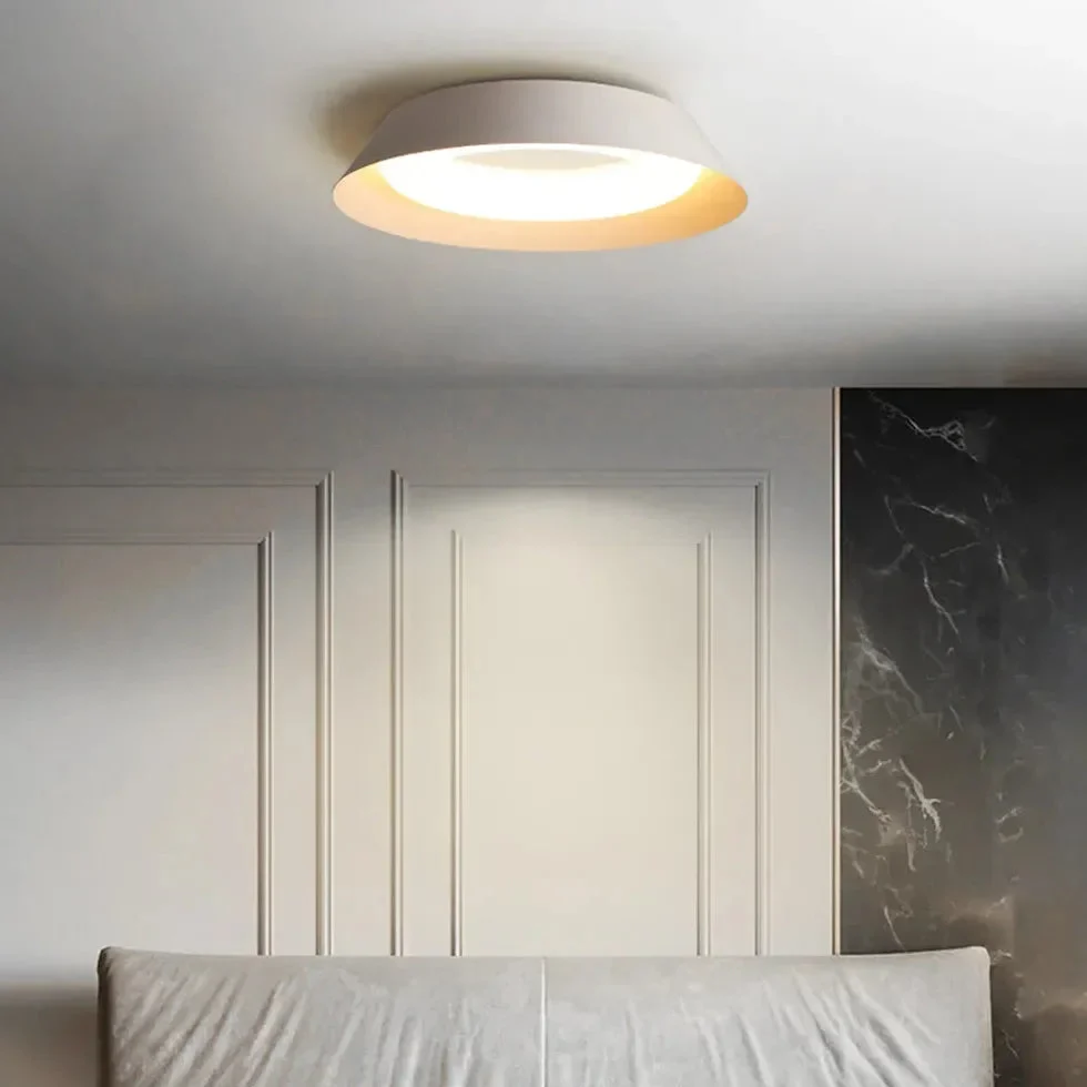 Lámpara de Techo LED Moderna Regulable Redonda Dormitorio