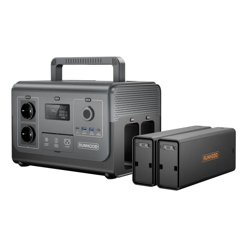 Estación Batería Portátil Runhood Rallye 1200W Plus 648Wh con 2 Módulos Intercambiables