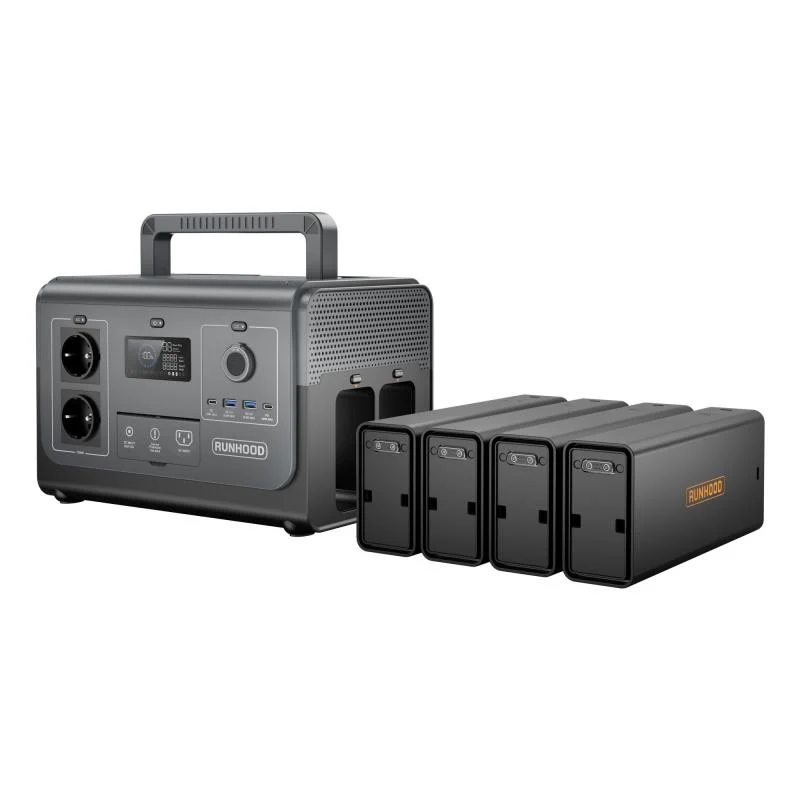 Estación Batería Portátil Runhood Rallye 1200W Plus 1296Wh con 4 Módulos Intercambiables