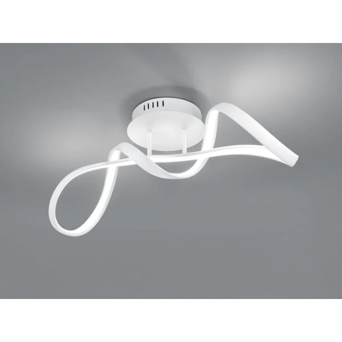 Reality Perugia Lámpara de Techo LED Blanca, 1 luz