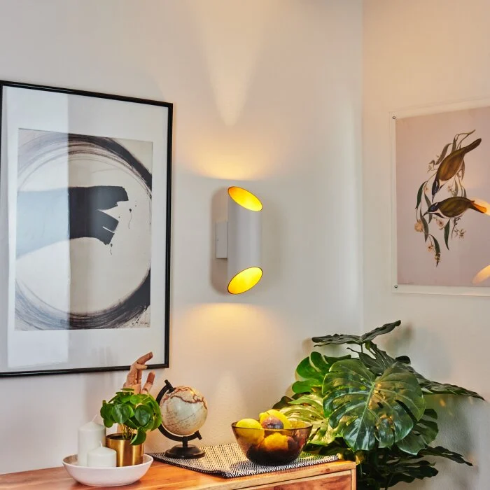 Ricardone Aplique Blanca, 1 luz