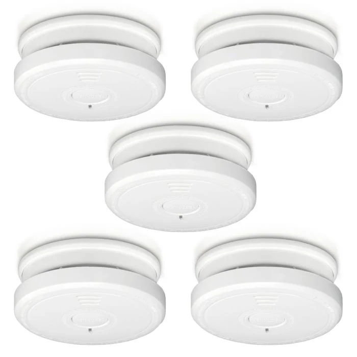 Detector de humo Alecto SA20 blanco - paquete de 5
