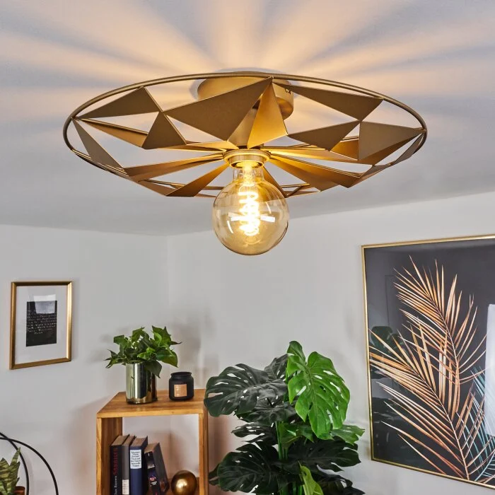 Samatrai Lámpara de Techo dorado, 1 luz