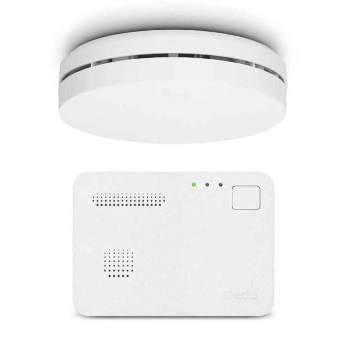 Juego de detector de humo y detector de monóxido de carbono Alecto SCA04 blanco