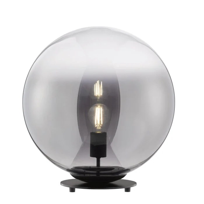 SCHÖNER WOHNEN-Kollektion MIRROR Lámpara de mesa Negro, 1 luz
